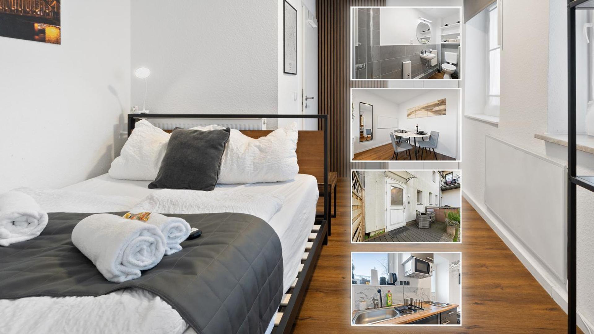 Modernes Apartement Am Rhein In Ruhiger Lage Кьолн Екстериор снимка